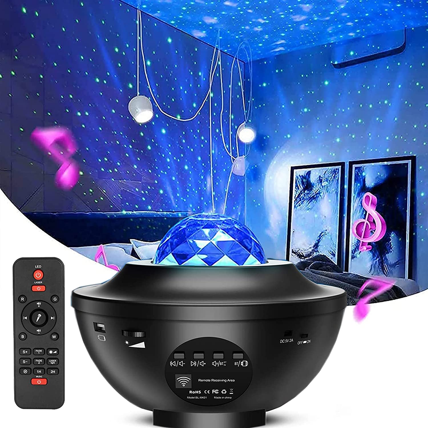 LED Star Galaxy Projector Night Lamp - Image 6