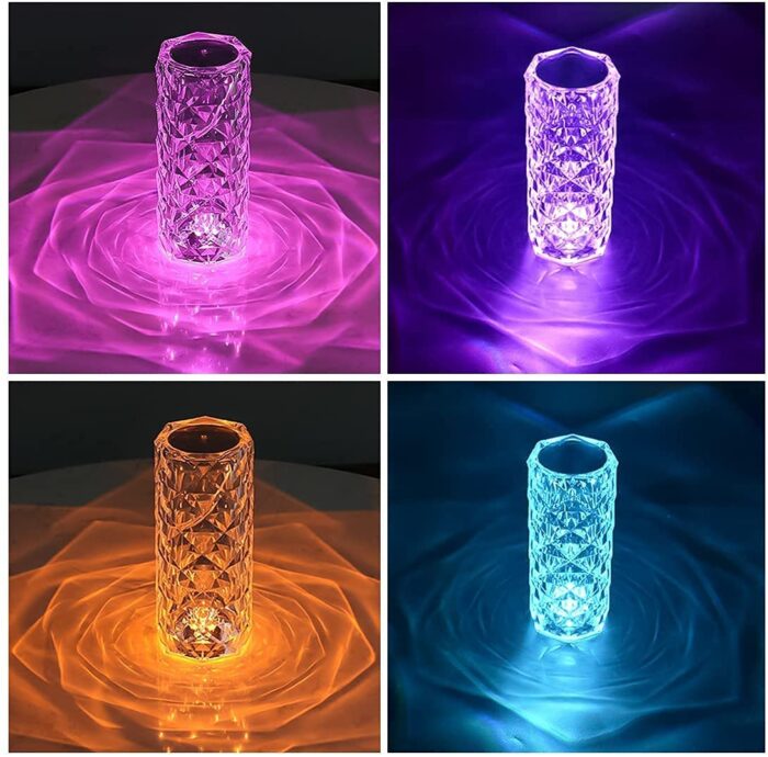 Crystal Diamond Table Lamp